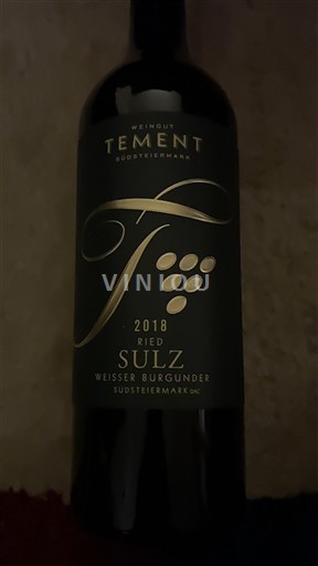 Steiermark Südsteiermark Weingut Tement Weißer Burgunder Ried Sulz 2018