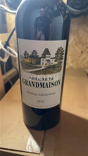 Burdeos Pessac-Léognan Domaine Grandmaison 2022