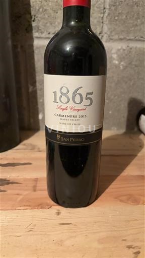 Thung lũng Maule Carmeneré San Pedro 1865 Single Vineyard 2015
