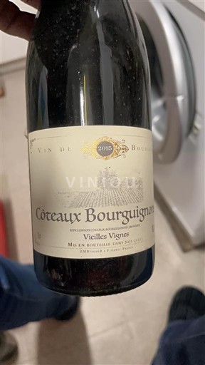 Wines Rouge sec Vieilles Vignes 2016 France Burgundy Coteaux Bourguignons AOC