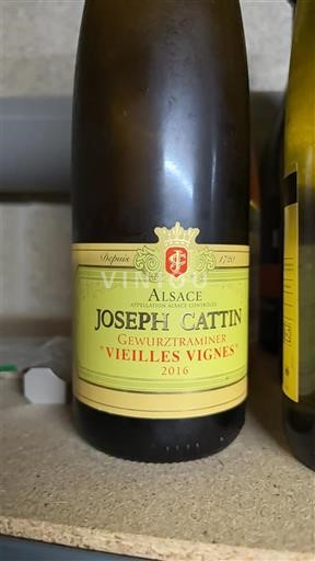 Alsácia Joseph Cattin Gewurstraminer Vieilles Vignes 2016