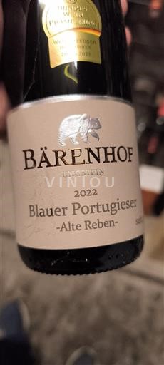 Pfalz Bärenhof Alte Reben 2022