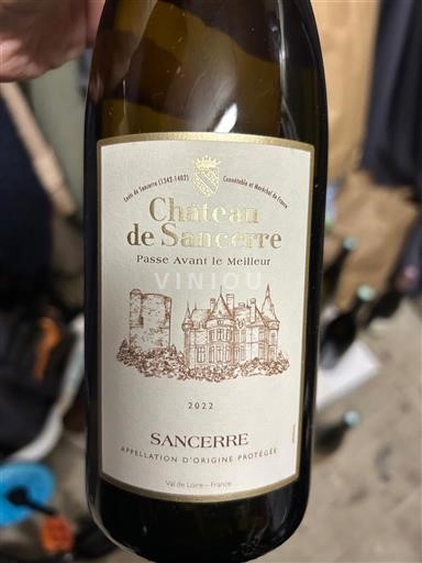 Loire Valley Sancerre Château Sancerre Passe Avant le Meilleur 2022
