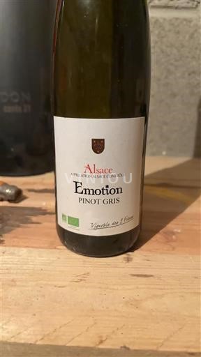 Alsácia Vignoble des 3 Terres Emotion Pinot gris 2018