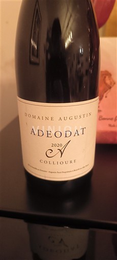 Roussillon Collioure Domaine Augustin Adeodat 2020