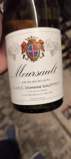 Burgundija Meursault Domaine Gauffroy 2007