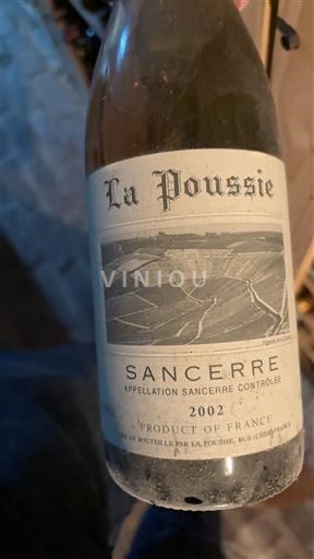 Rượu vang Blanc sec La Poussie 2002 Pháp Thung lũng sông Loire Sancerre. AOC