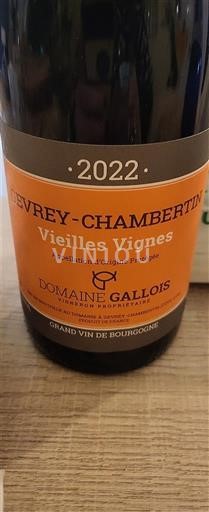 Borgogna Gevrey-Chambertin Domaine Gallois Vieilles Vignes 2022