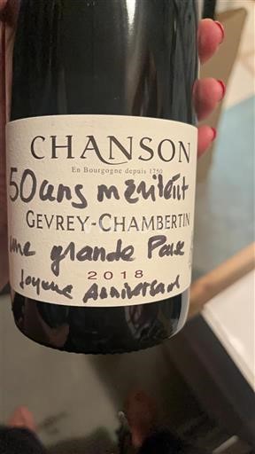 Bourgondië Gevrey-Chambertin Domaine Chanson 2018