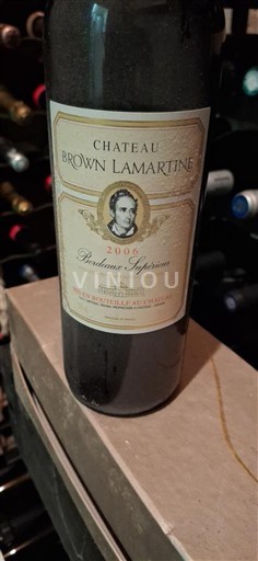Bordeaux Bordeaux Supérieur Château Brown Lamartine 2006