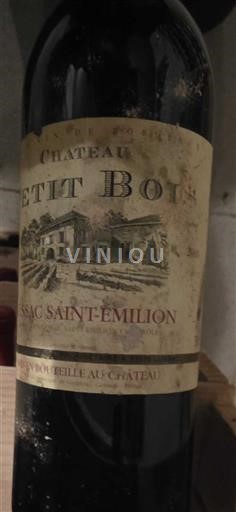 Bordeaux Lussac-saint-émilion Château Petit Bois 2000