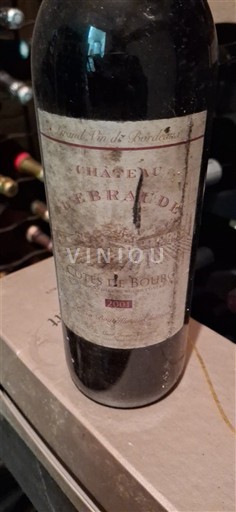 Bordeaux Côtes-de-bourg Château Lieubrade 2001