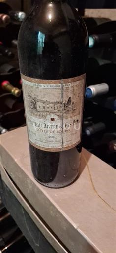 Bordeaux Côtes-de-bourg Château Rivereau Les Prey 2001