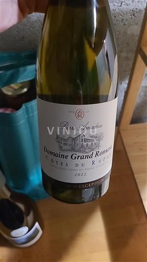 Rhônedalen Côtes du Rhône Domaine Grand Romane Pierre Amadieu 2022