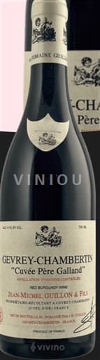 Bourgondië Gevrey-Chambertin Domaine Jean-Michel Guillon & Fils Père Galland 2017