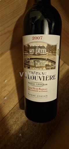 Bordeaux Pessac-Léognan Château La Louvière 2007