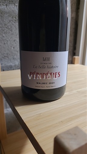 Sudoeste Côtes del Lot Domaine La belle histoire Péripéties 2023