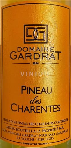 Poitou-Charentes Pineau-des-Charentes Domaine Gardrat Não Sazonado