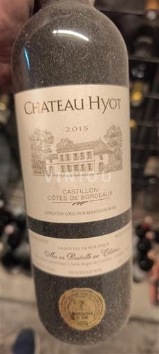 Bordeaux Castillon-côtes-de-bordeaux Château Hyot 2015
