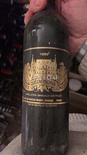 Burdeos Margaux Grand Cru Château Palmer 1989