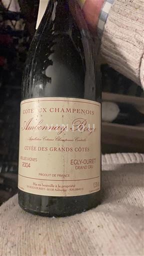 Šampanja Coteaux Champenois Grand Cru Egly-Ouriet des Grands Côtes 2004