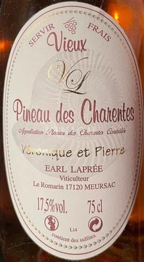Poitou-Charentes Pineau-des-Charentes Domaine Laprée Vieux Không niên vụ