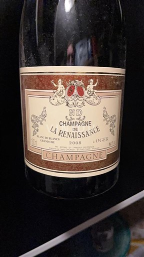 Champagne Sâm-panh Champagne de la Renaissance La Renaissance 2008