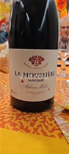 Thung lũng sông Loire Sancerre. Domaine Alphonse Mellot La Moussière 2012