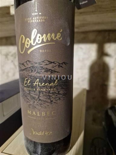 Salta Không được chỉ định Bodega Colomé El Arenal Single Vineyard 2020