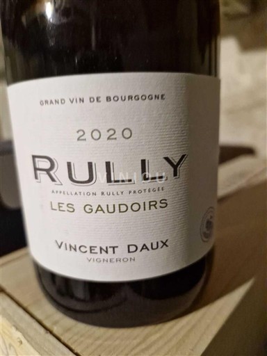 Bourgogne Rully Vincent Daux Les Gaudoirs 2020