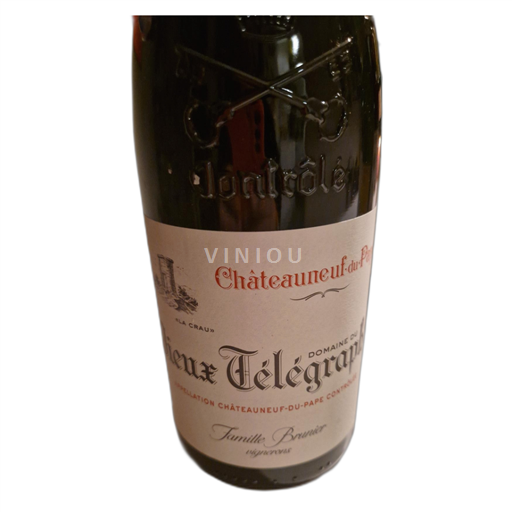 Údolí Rhôny Châteauneuf-du-Pape Vieux Télégraphe La Crau 2018