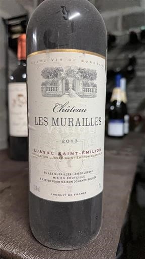 Bordeaux Lussac-saint-émilion Château Les Murailles 2013