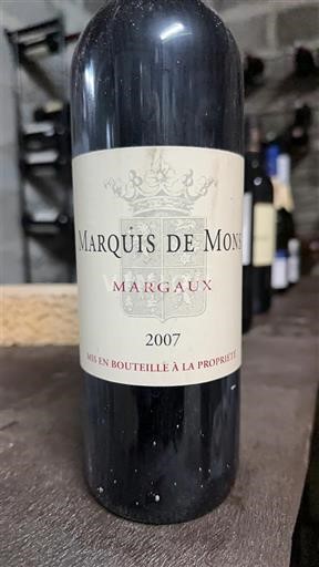 Bordeaux Margaux Marquis de Mons 2007