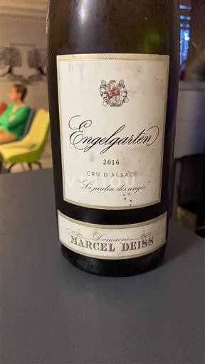 Alsácia Grand Cru Domaine Marcel Deiss Engelgarten 2016