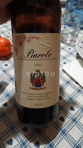 Piëmont Barolo E. LLI GHIROLFI 2000