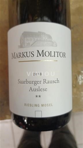 Mosel Moselle Markus Molitor Saarburger Rausch Auslese ** 2018