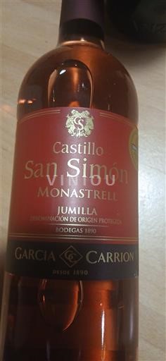 Murcia Jumilla Castillo San Simón Monastrell Không niên vụ