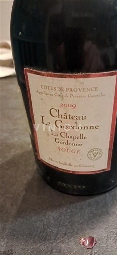 Provence Côtes-de-Provence Château La Gordonne La Chapelle Gordonne Rouge 2009