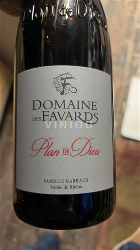 Rhône-dalen Côtes-du-Rhône-Villages Domaine S Favards Plan de Dieu 2022