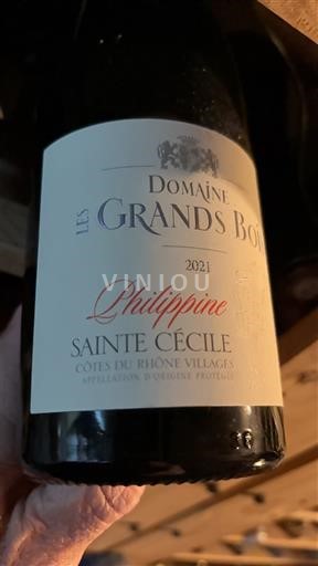 Vallée du Rhône Côtes-du-rhône-villages Domaine Les Grands Bois Philippine 2021