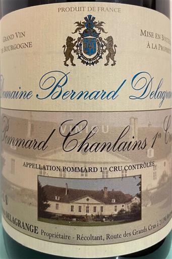 Borgoña No especificado Premier Cru Domaine Bernard Delagrange Pommard Chanlains 1er Cru 2017