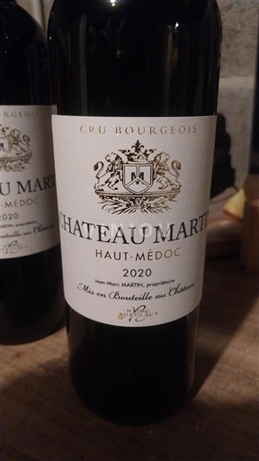 Bordeaux Haut-Médoc Château Martin 2020