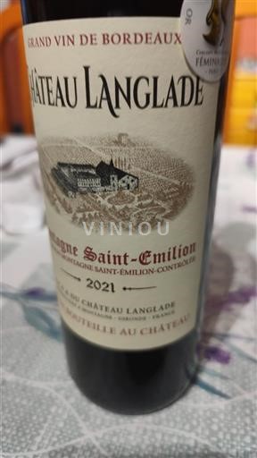 Bordeaux Lussac-saint-émilion Château Langlade 2021