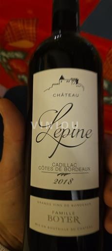 Bordeaux Cadillac-Côtes-de-Bordeaux Château Lépine 2018