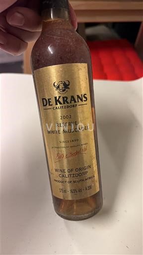 Karoo Calitzdorp De Krans Reserve White Muscadel 2002
