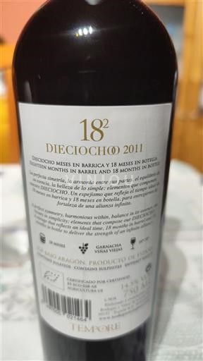 Aragonien Bajo Aragón Tempore 18² Dieciocho 2011