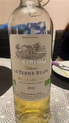 Tây Nam Monbazillac Château Le Terme Blanc 2022