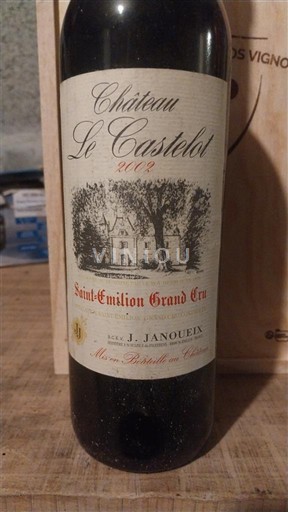 Bordeaux Saint-Émilion Grand Cru Château Le Castelot 2002