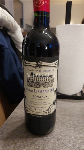 Bordeaux Château Le Grand Trie 2022
