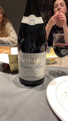 Bourgogne Bonnes-mares Grand Cru Domaine Fougeray de Beauclair 1998